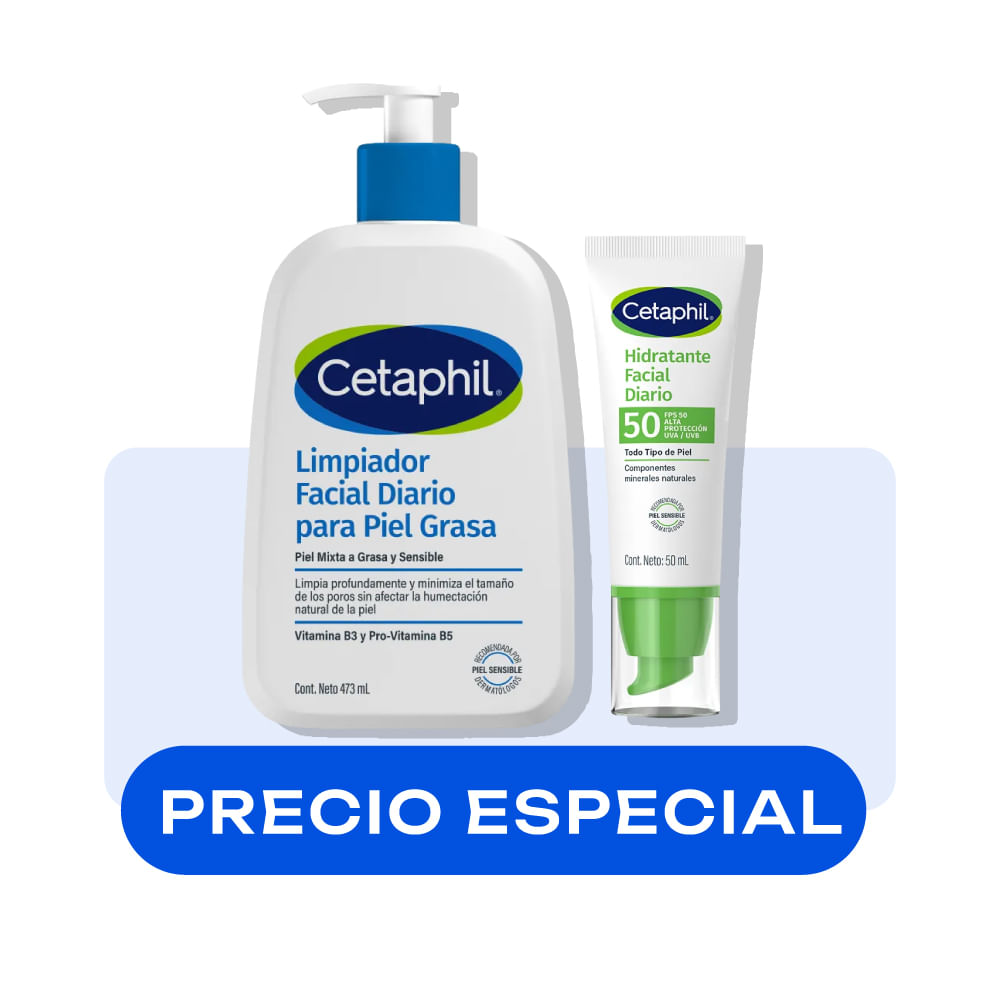 [EKO-BP-7167] Kit Cetaphil Limpiador Facial 473 Ml + Hidratante Facial 50 Ml