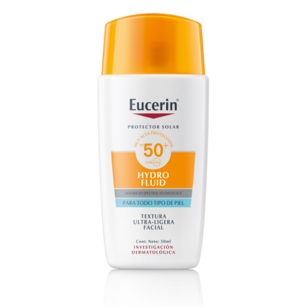 Eucerin Protector Solar Facial Hydro Fluid Textura Ultra-Ligera Fps50+ 50 Ml