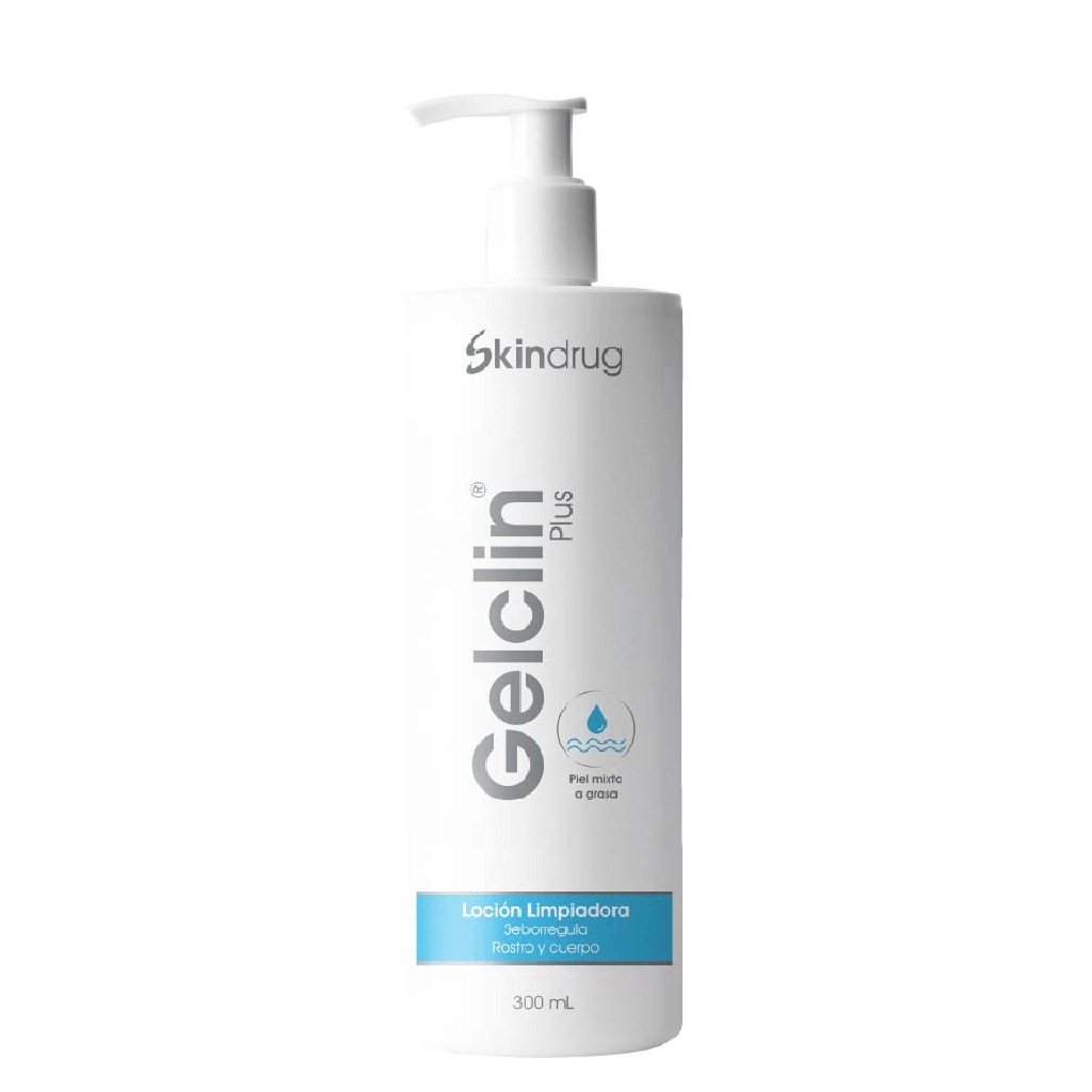 Gelclin Plus Lócion Limpiadora Piel Grasa x 300 Ml