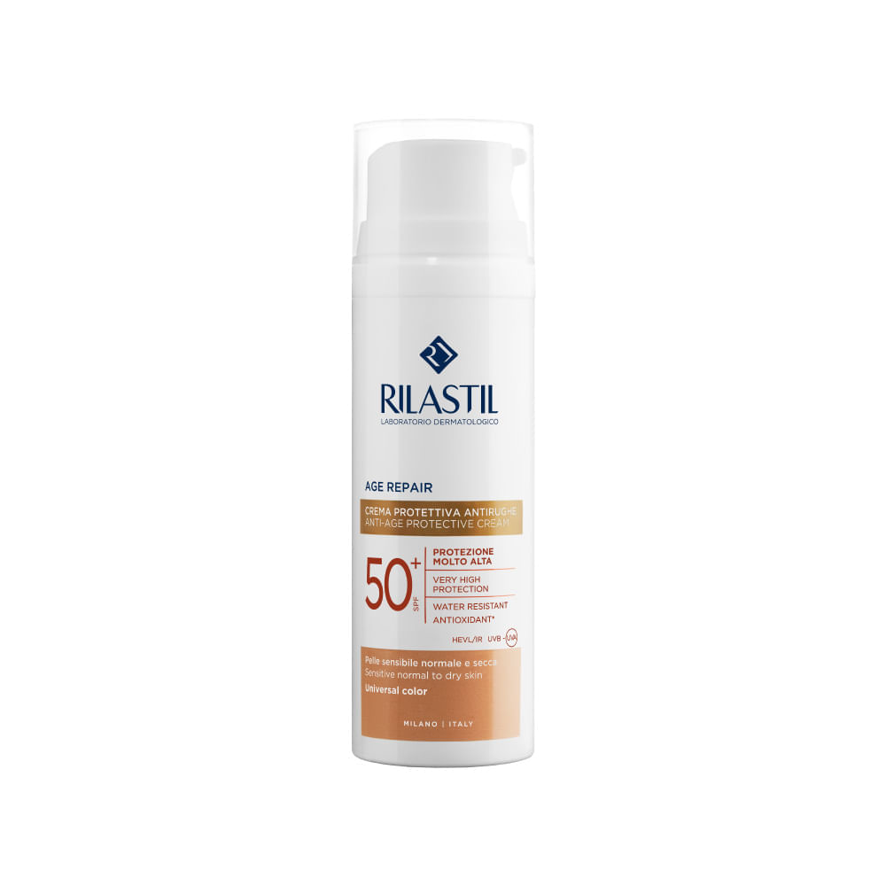 Rilastil Age Repair Protector Solar con Color SPF 50+ 50 Ml